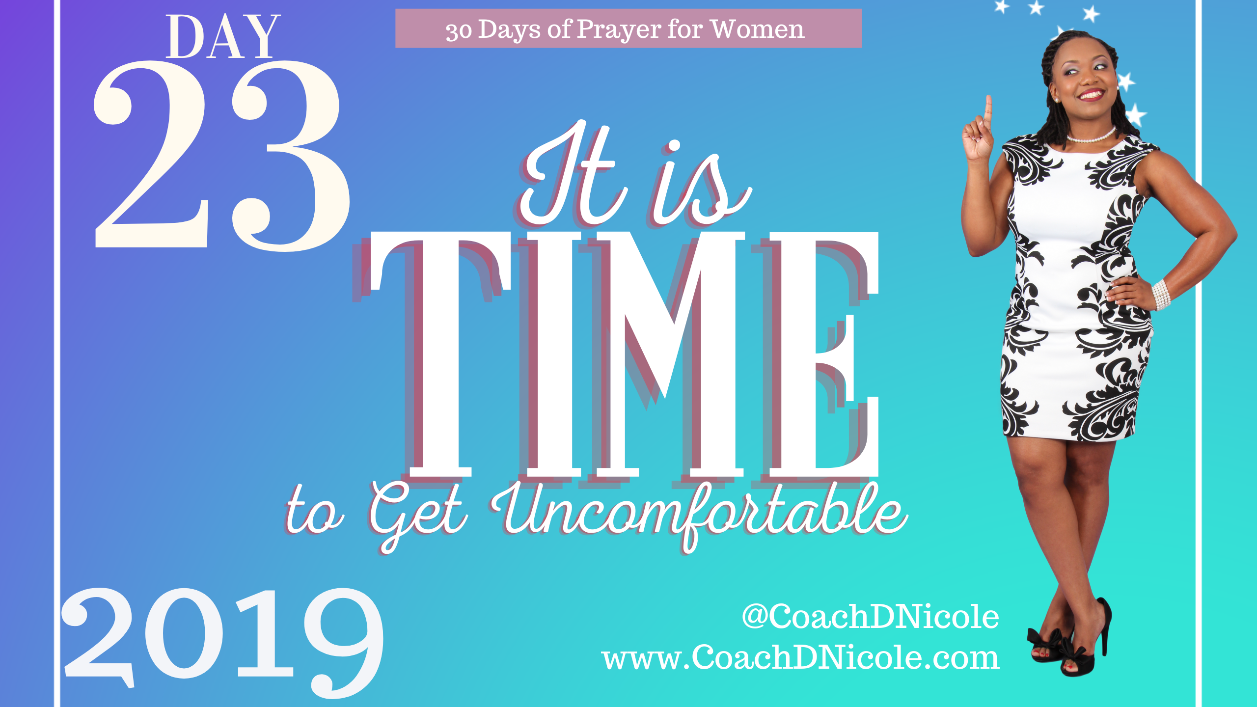 Step Outside of Your Comfort zone 30 Days of Prayer | #OurSisterCircle women in prayer, 30 days of prayer for women